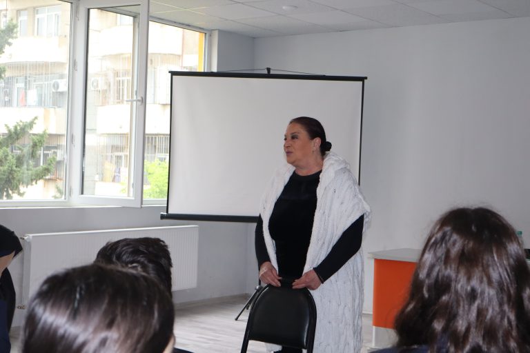 მაია დათუნაშვილის ვიზიტი “აკადემოსში”